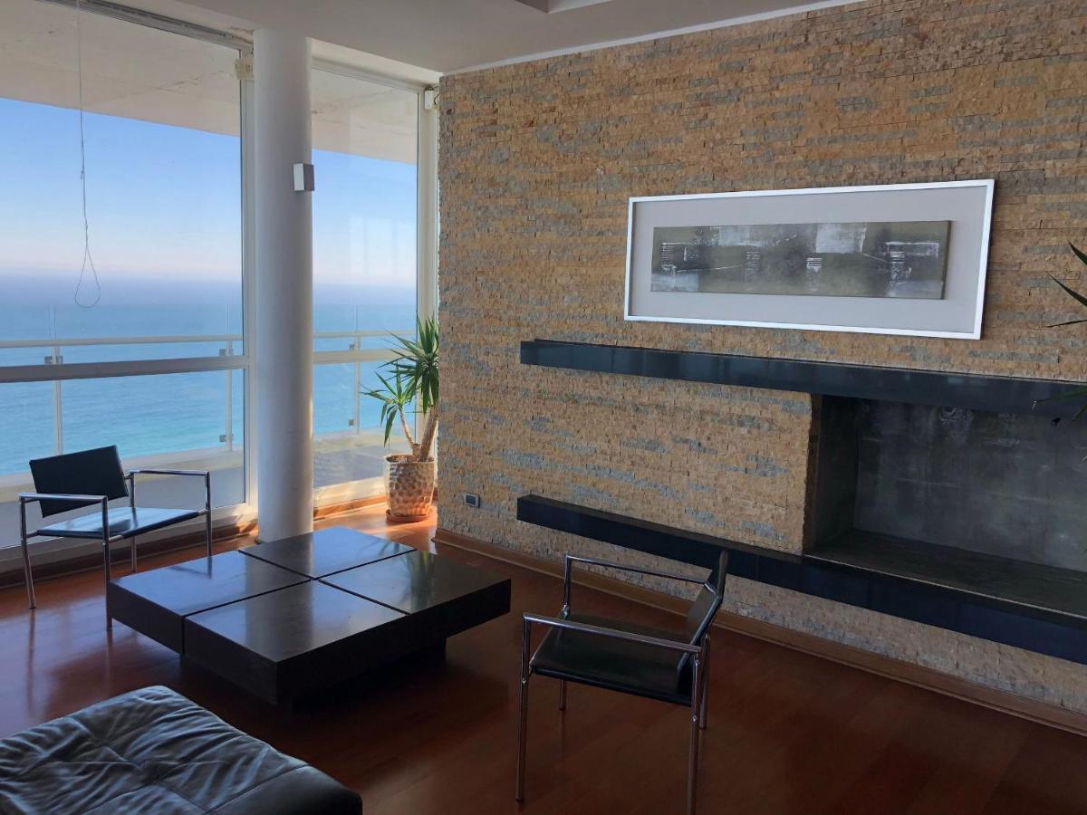 Appartement Hermoso Departamento Con Insuperable Vista Al Mar à Vina del Mar Extérieur photo